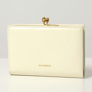 JIL SANDER ジルサンダー JSPT840164 WTS00080N GOJI PURSE SM レザー 二つ折り財布 ミニ財布 がま口  101 レディース :330927256:インポートセレクト musee - 通販 - Yahoo!ショッピング
