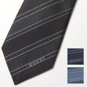 GUCCI 並行輸入 グッチ ネクタイ エンブロイダリー付き シルク