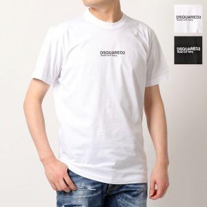 DSQUARED2 ディースクエアード 半袖 Tシャツ Mini Logo Cool T-Shirt S74GD0946 S23009 メンズ クルーネック カットソー ロゴT コットン カラー2色｜s-musee