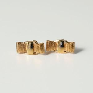 SALVATORE FERRAGAMO フェラガモ ピアス ヴィラリボン 76 0546 レディース アクセサリー 001/ORO｜s-musee