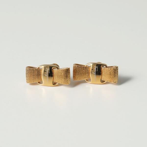 FERRAGAMO フェラガモ ピアス ヴィラリボン 76 0546 レディース アクセサリー 00...