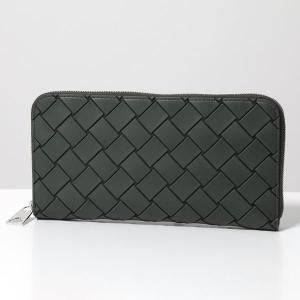 BOTTEGA VENETA ボッテガヴェネタ ラウンドファスナー長財布 593217 VBWL1 メンズ レディース イントレチャート ラバー 3203｜s-musee