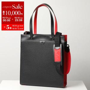 Christian Louboutin クリスチャンルブタン トートバッグ Ruistote ルイストート 1225141 メンズ レザー CLロゴ 鞄 B378/BLACK-LOUBI-BLACK｜s-musee