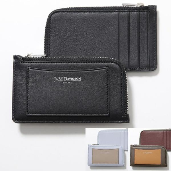 J&amp;M DAVIDSON コインケース フラグメントケース BICOLOUR ZIP CARD HO...