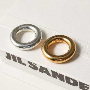 JIL SANDER ジルサンダー リング CLASSIC RING 3 クラシック J11UQ0004 P4865 J12002 レディース メタル 指輪 シルバー925 アクセサリー ロゴ カラー2色｜インポートセレクト musee