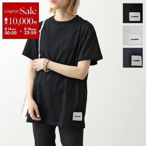 JIL SANDER ジルサンダー Tシャツ 【1枚単品】JPUU706530 MU248808 J47GC0001 J45048 レディース 半袖 クルーネック ロゴラベル コットン カラー3色｜インポートセレクト musee