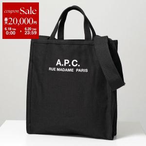 APC A.P.C. アーペーセー トートバッグ cabas recuperation CODBM H61318 メンズ キャンバス ロゴ ショッピングバッグ ショルダーバッグ 鞄 LZZ/NOIR｜s-musee
