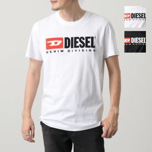 DIESEL ディーゼル 半袖 Tシャツ T-DIEGOR-DIV A03766 0AAXJ メンズ カットソー クルーネック コットン ロゴ刺繍 カラー2色