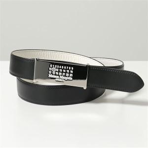 MAISON MARGIELA メゾンマルジェラ 11 ベルト S56TP0125 P4455 メンズ レザー バックル リバーシブル エンボスロゴ  H0157/ブラック×ホワイト :340518084:インポートセレクト musee - 通販 - Yahoo!ショッピング