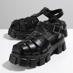 PRADA プラダ ラバー サンダル 2X3083 3LKK メンズ トライアングルロゴ
