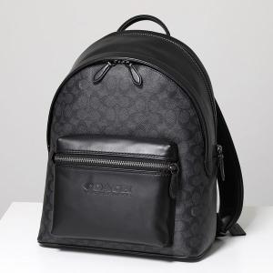 COACH コーチ バックパック SIG CHARTER BP C2670 メンズ リュック レザー キャンバス 刻印ロゴ 鞄 JI/charcoal-チャコール他｜s-musee