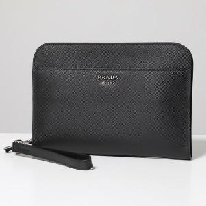 PRADA プラダ クラッチバッグ 2VN008 OOO 2FAD メンズ サフィアーノ