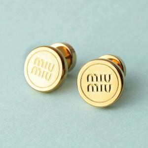 MIUMIU ミュウミュウ ピアス 5JO907 2F5I レディース ロゴ アクセサリー F005...