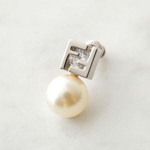 FENDI フェンディ ピアス 7AJ612 A8SJ メンズ 片耳販売 FFロゴ