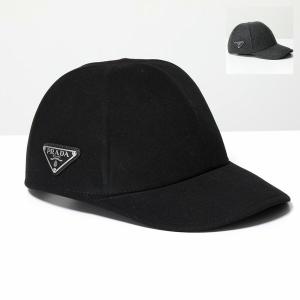 PRADA（プラダ） ニット帽 2HC390 2DZL メンズ トライアングルロゴ