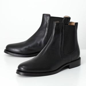 FABIO RUSCONI ファビオルスコーニ ショートブーツ I-1455 NAPPA レディース アンクルブーツ サイドゴア レザー 靴 NERO