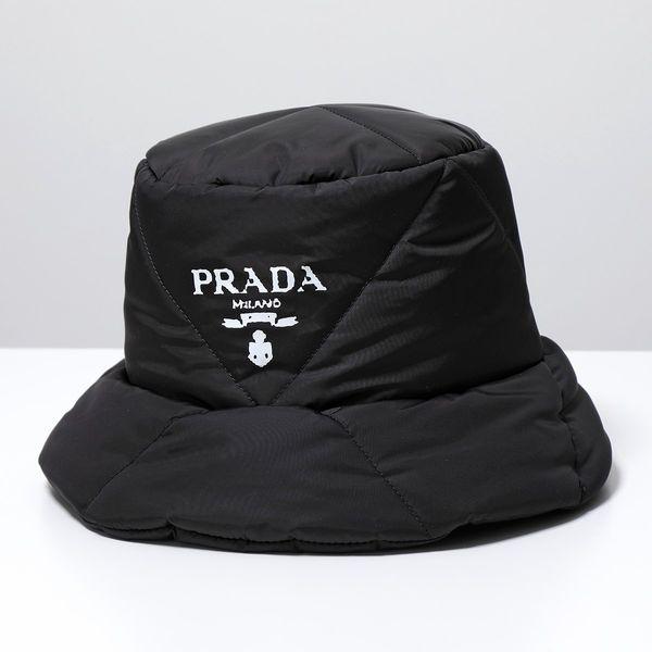 PRADA プラダ バケットハット 2HC252 2DV4 メンズ Re Nylon キルティング ...