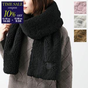UGG アグ マフラー W SHERPA OVERSIZED SCARF シェルパ オーバーサイズド スカーフ 20052 レディース ロゴ ストール ムートン カラー4色