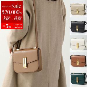 DEMELLIER◇ショルダーバッグ/レザー/ブラウン/無地 : セカンド