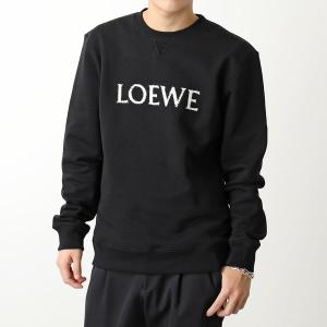 LOEWE ロエベ トレーナー H526Y24J26 メンズ エンブロイダリー スウェットシャツ ロゴ刺繍 長袖 クルーネック 1100/BLACK｜s-musee