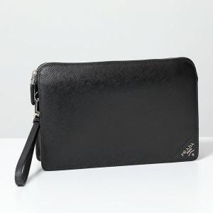○日本正規品○ 【最安値】PRADA プラダ 本革レザーブラウン クラッチ