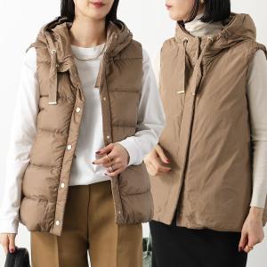 S MAX MARA The Cube エス マックスマーラ ザ キューブ ダウンベスト JSOFT レディース ジレ ナイロン ロゴ ショート丈 085｜s-musee