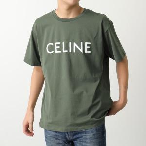 CELINE セリーヌ 半袖 Tシャツ LOOSE ルーズ 2X681671Q.02KF メンズ ロゴ ロゴT コットン クルーネック  グリーン×ホワイト :350202653:インポートセレクト musee - 通販 - Yahoo!ショッピング
