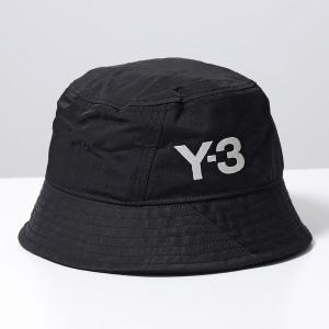 Y-3 ワイスリー バケットハット BUCKET HAT H62986 メンズ ナイロン×キャンバス ロゴ刺繍 帽子 BLACK/NOIR｜s-musee