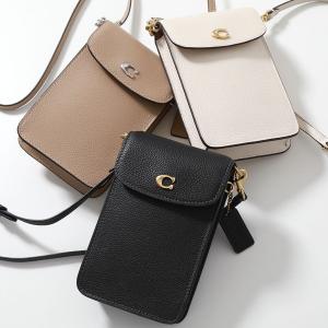 COACH コーチ  フォンケース Phone Crossbody CH815 レディース クロスボディ レザー ショルダーバッグ 鞄 カラー3色