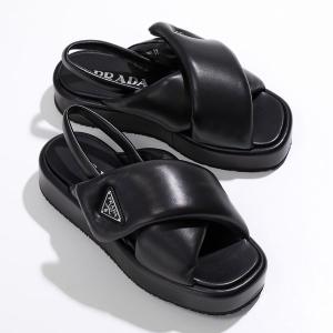 PRADA プラダ サンダル 1XZ758 2DL8 レディース ソフト パデッドナッパ