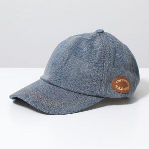 Acne Studios アクネストゥディオズ ベースボールキャップ C40284 メンズ レディース デニムキャップ コットン 帽子 Mid-blue｜s-musee