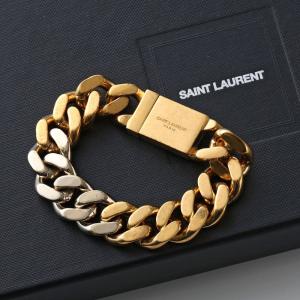SAINT LAURENT 新品同様 サンローラン デコチェーン ブレスレット