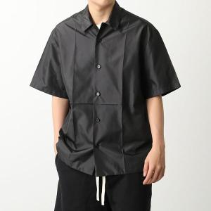 JIL SANDER ジルサンダー シャツ Camicia J22DL0131 J70094 メンズ 半袖 001/BLACK｜s-musee