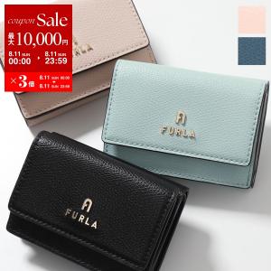 Furla フルラ 三つ折り財布 CAMELIA S カメリア WP00318 ARE000 レディース レザー メタルロゴ ミニ財布 カラー5色｜s-musee