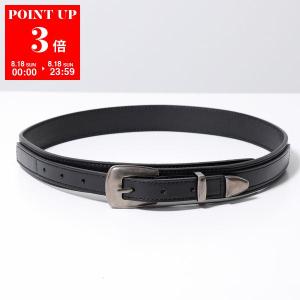 Lemaire  ルメール ベルト MINIMAL WESTERN BELT BT111 LL145 メンズ レザー BK999/BLACK｜インポートセレクト musee