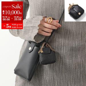 STELLA McCARTNEY ステラマッカートニー イヤフォンケース 7V0057 W70008 レディース Air Pods ケース FALABELLA ファラベラ フック付き 1000/BLACK｜s-musee