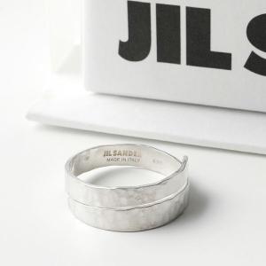 JIL SANDER ジルサンダー リング Anello J30UQ0002 J12002 メンズ 指輪 ロゴ刻印 シルバー925 アクセサリー 041/SILVER｜s-musee