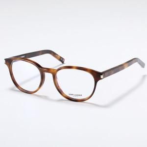 SAINT LAURENT サンローラン メガネ CLASSIC 10 レディース ウェリントン型 めがね 眼鏡 ロゴ アイウェア べっ甲 006/AVANA-AVANA-TRANSPARENT｜s-musee