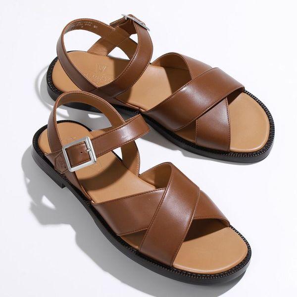 J.M. WESTON ジェイエムウエストン サンダル Double V #946 ダブルユーバック...