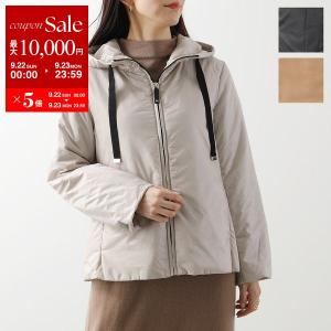 MAX MARA THE CUBE マックスマーラ ザ キューブ ジャケット GREENH レディース テクニカルキャンバス 軽量 フーデッド ショート丈 カラー3色｜s-musee