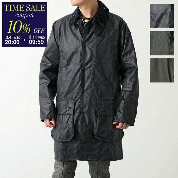 Barbour バブアー ロングコート BORDER WAX JACKET ボーダー MWX0008...