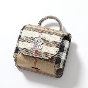 BURBERRY バーバリー イヤホンケース MS AIRPOD CASE 8065992 チェック AirPods Proケース エアーポッズ フック付き TBロゴメタル ARCHIVE-BEIGE｜s-musee