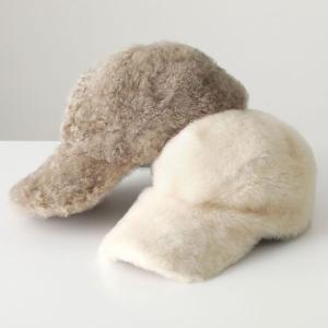 KARL DONOGHUE カールドノヒュー ベースボールキャップ FEATHER SHEARLING CAP LLCAPW3 レディース フェザー シャーリング 帽子 カラー2色｜s-musee