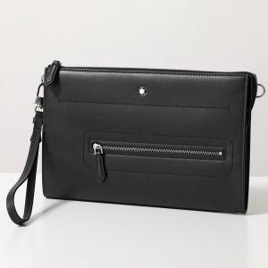 MONTBLANC モンブラン クラッチバッグ MST Selection Soft Clutch Bk 130047 メンズ マイスターシュテュック セレクション リストレット付き 鞄 Black｜s-musee