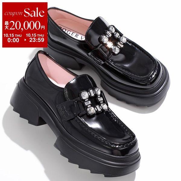 Roger Vivier Roger Vivier WALLAVIV STRASS BUCKLE ローファー RVW71036400MRK