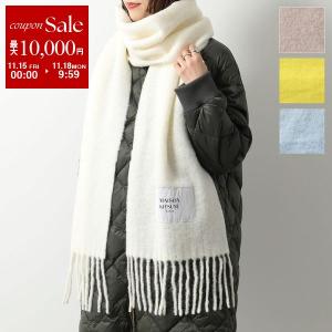 MAISON KITSUNE メゾンキツネ マフラー BABY ALPACA PLAIN SCARF LW06206WA0022 LM06206WA0022 レディース ストール フリンジ カラー4色｜s-musee