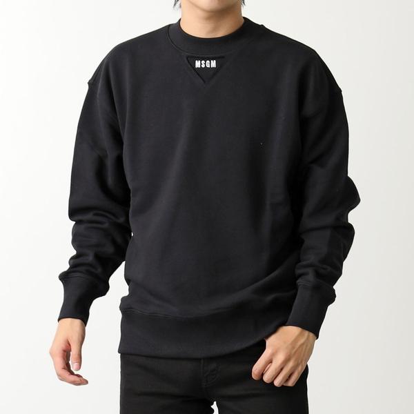 MSGM エムエスジーエム トレーナー 3540MM114 メンズ スウェット クルーネック ロゴ刺...