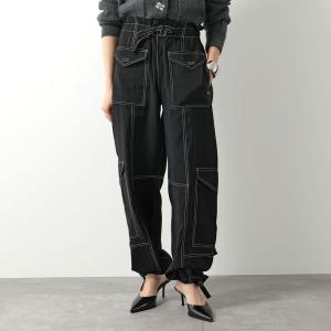 GANNI（ガニー） カーブパンツ Cotton Crepe Elasticated Curve Pants