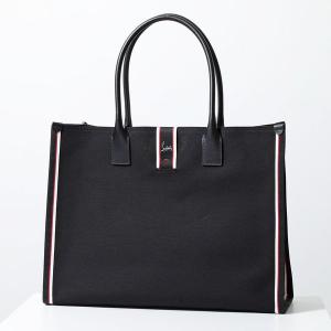 【訳あり】Christian Louboutin クリスチャンルブタン トートバッグ NASTROLOUBI F.A.V. XL TOTE 3235283 メンズ ナストロルビ 鞄 H380/BLACK/BLACK/MULTI｜s-musee