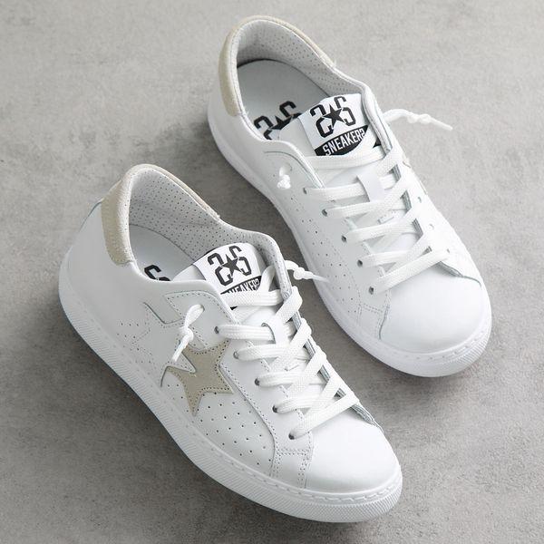 2STAR ツースター スニーカー 2SD2656-009 レディース ローカット スターパッチ ロ...